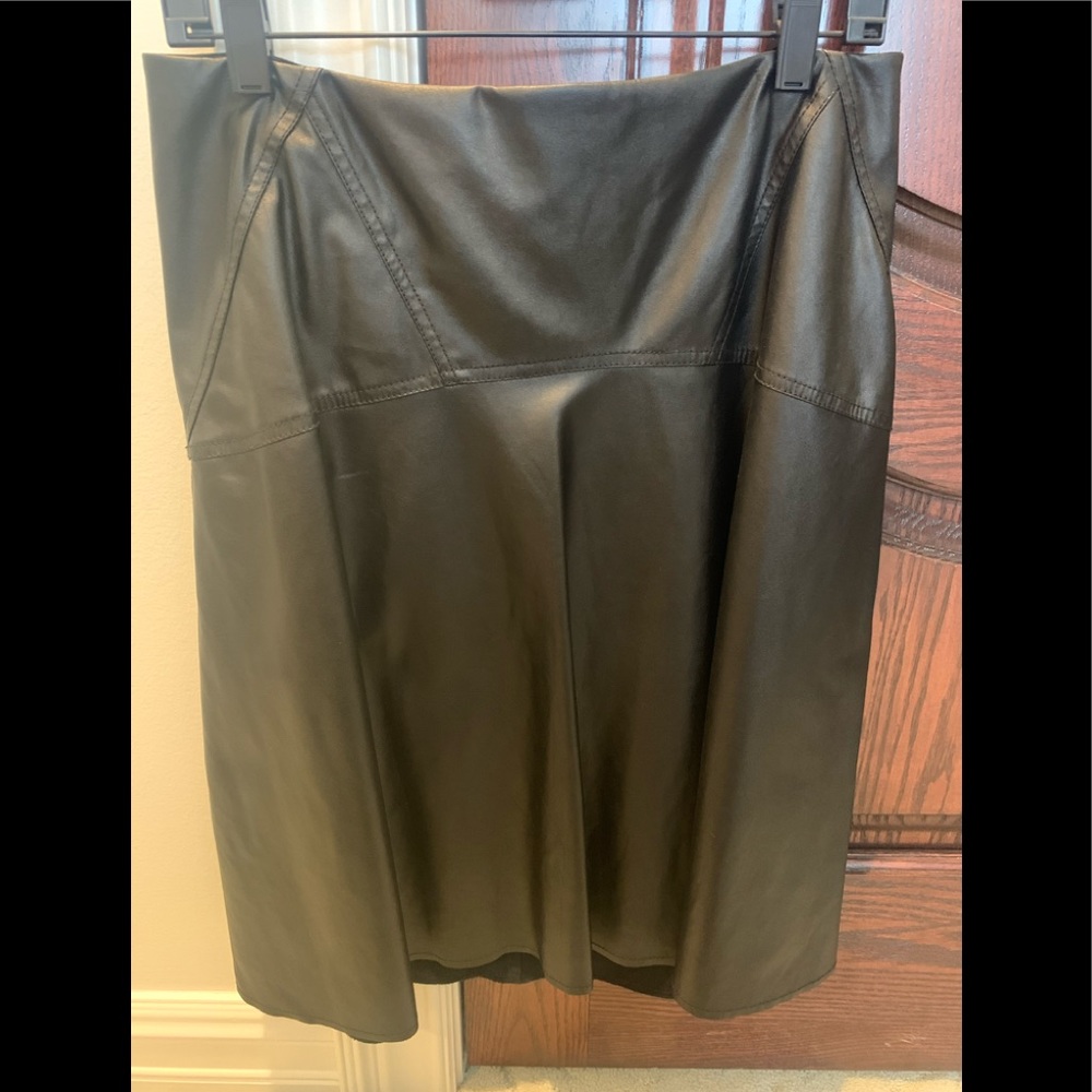 Brand new with tags, BCBG faux leather skirt!